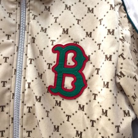  TMT ティーエムティー ベロア セットアップ 総ロゴ Lサイズ  ベージュ