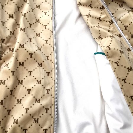 TMT ティーエムティー ベロア セットアップ 総ロゴ Lサイズ  ベージュ
