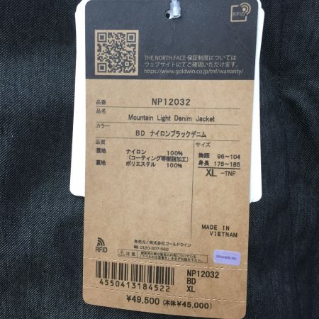  THE NORTH FACE ザノースフェイス マウンテンライトデニムジャケット メンズ NP12032 ブラック