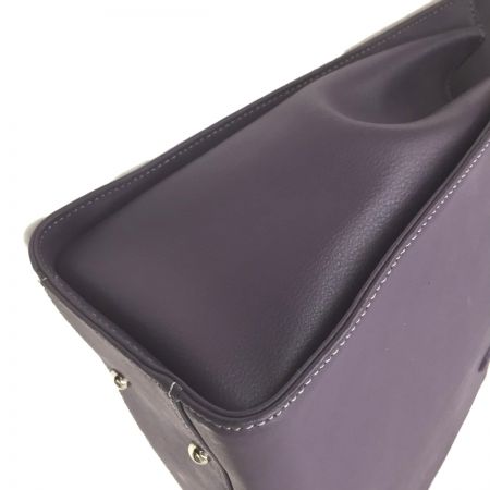  Hamano トートバッグ　ベルト パープル
