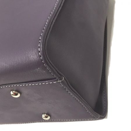  Hamano トートバッグ　ベルト パープル