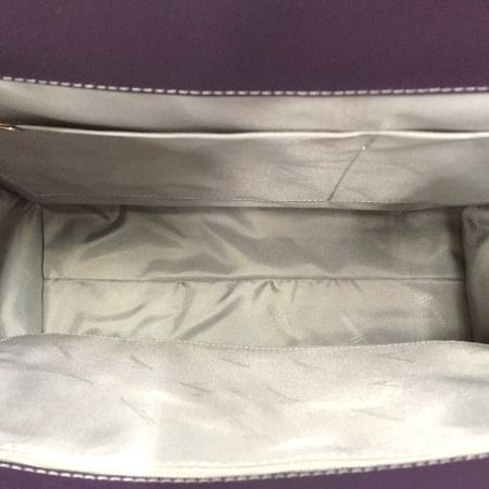  Hamano トートバッグ　ベルト パープル