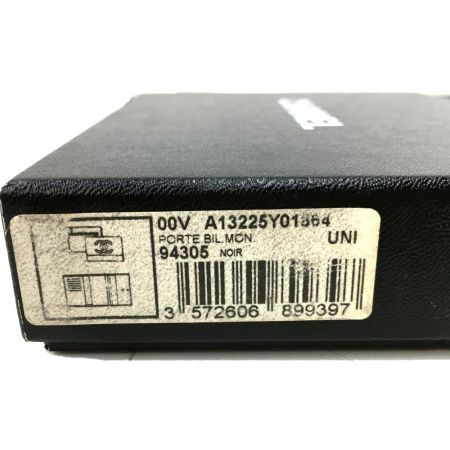 CHANEL シャネル キャビアスキン ココマーク 三つ折り財布 箱ギャランティーカード付 A13225Y01864 ブラック