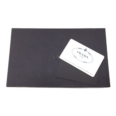  PRADA プラダ ナイロン ラウンドファスナー長財布 テスート×カーフレザー M506 ブラック