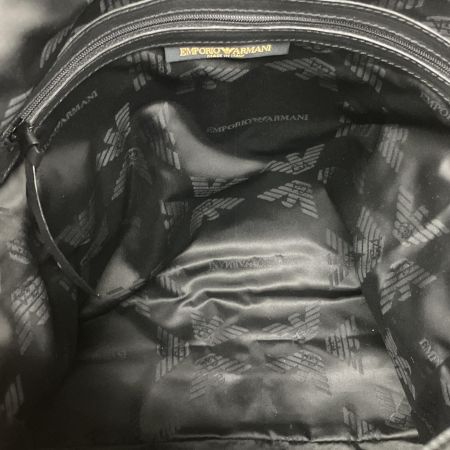  EMPORIO ARMANI エンポリオアルマーニ レザー ショルダーバッグ  ブラック