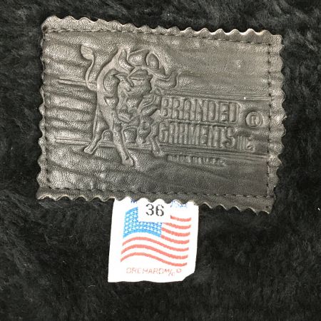  BRANDED GARMENTS ブランデッドガーメンツ シングルライダースジャケット インナー付  ブラック