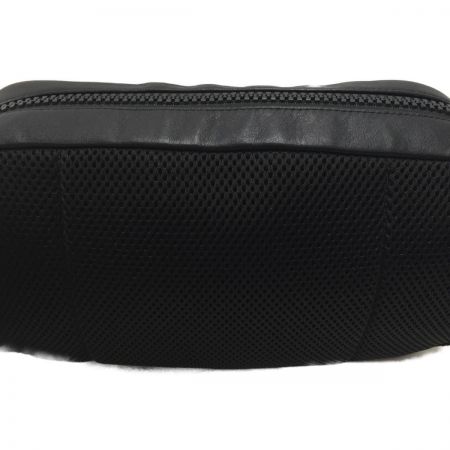  COACH コーチ シグネチャー PVC レザー ウエスト ベルト バッグ 89918 ブラック×ブラウン