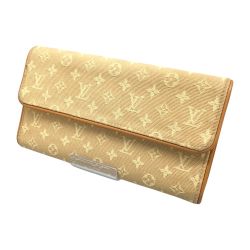 △△ LOUIS VUITTON ルイヴィトン モノグラムミニ ポルトトレゾール インターナショナル M92444 Bランク
