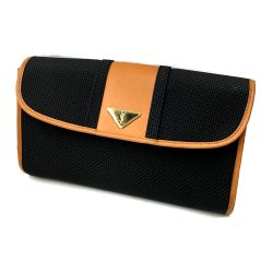 △△ Yves Saint Laurent イブサンローラン セカンドバッグ ブラック×ブラウン Aランク