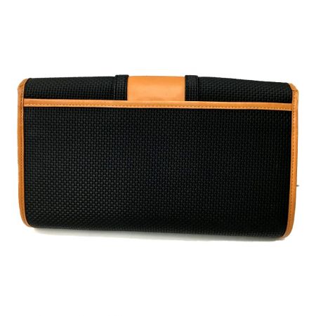  Yves Saint Laurent イブサンローラン セカンドバッグ ブラック×ブラウン