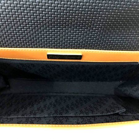  Yves Saint Laurent イブサンローラン セカンドバッグ ブラック×ブラウン