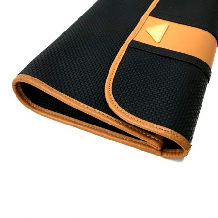  Yves Saint Laurent イブサンローラン セカンドバッグ ブラック×ブラウン