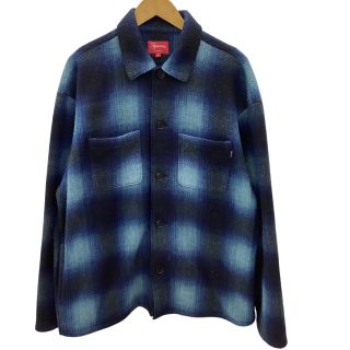 Supreme シュプリーム メンズ ブルゾン フリースシャツ 20AW Shadow Plaid Fleece Shirt  SIZE M ブルー Supreme シュプリーム メンズ ブルゾン フリースシャツ 20AW Shadow