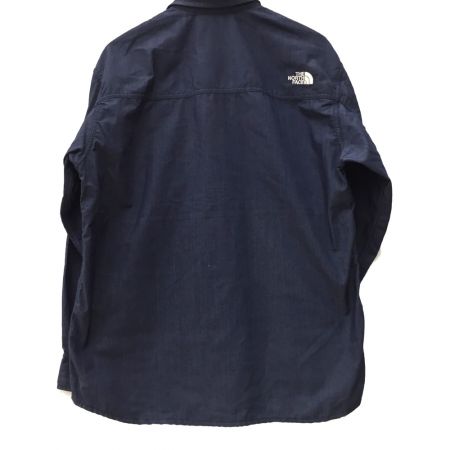  THE NORTH FACE ザノースフェイス ロングスリーブナイロンデニムヌプシシャツ NR72130 ネイビー