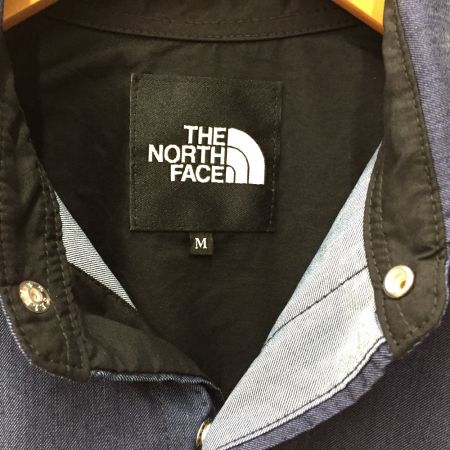  THE NORTH FACE ザノースフェイス ロングスリーブナイロンデニムヌプシシャツ NR72130 ネイビー