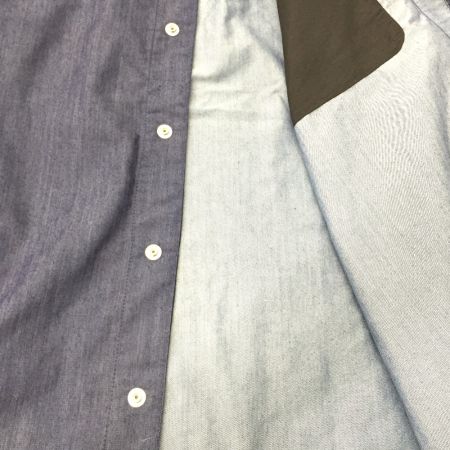  THE NORTH FACE ザノースフェイス ロングスリーブナイロンデニムヌプシシャツ NR72130 ネイビー