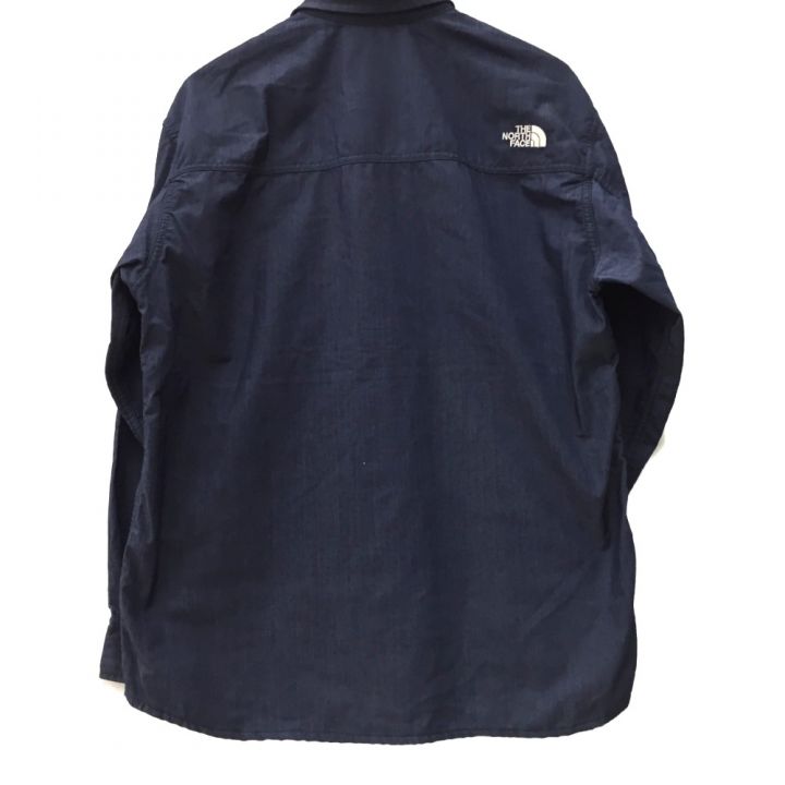 THE NORTH FACE ザノースフェイス ロングスリーブナイロンデニムヌプシシャツ NR72130 ネイビー｜中古｜なんでもリサイクルビッグバン