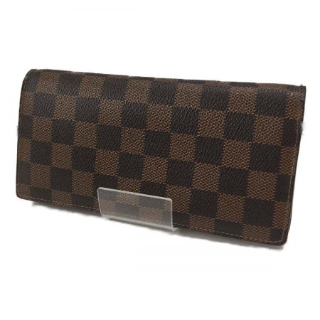  LOUIS VUITTON ルイヴィトン 財布 ダミエ ポリトフォイユ・ブラザ N60017