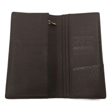  LOUIS VUITTON ルイヴィトン 財布 ダミエ ポリトフォイユ・ブラザ N60017 ブラウン