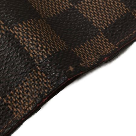  LOUIS VUITTON ルイヴィトン 財布 ダミエ ポリトフォイユ・ブラザ N60017 ブラウン