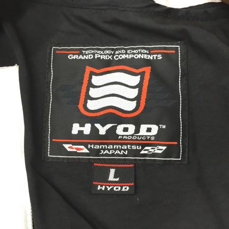  HYOD ヒョウドウ プロテクター入メッシュライダースジャケット L ブラック