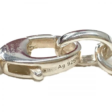  GUCCI グッチ インターロッキング GGネックレス シルバー