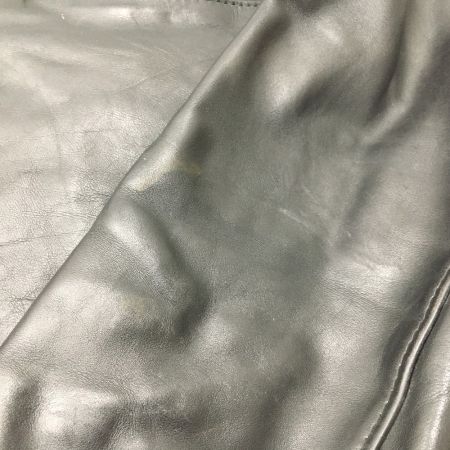  Schott ショット シングルライダースジャケット ボアライナー付 ほつれあり 07203 ブラック