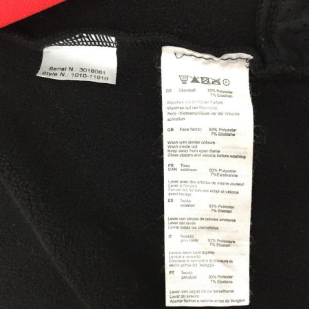  MAMMUT マムート ジップアップジャケット N3018061 オレンジ×ブラック x ブラック