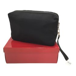 △△ Salvatore Ferragamo サルヴァトーレフェラガモ セカンドバッグ AU 24 0584 ブラック Aランク