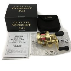 △△ SHIMANO シマノ ベイトリール 21ｶﾙｶｯﾀｺﾝｸｴｽﾄ101 ゴールド Aランク