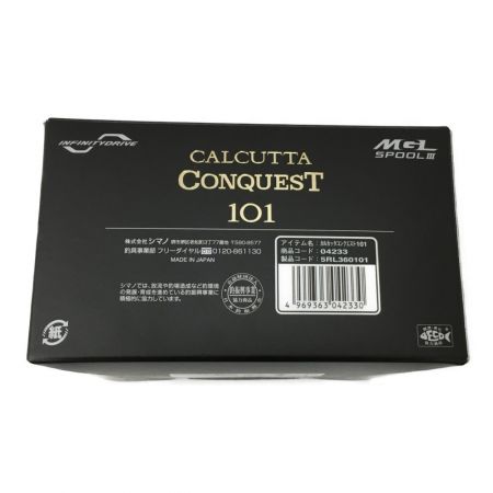  SHIMANO シマノ ベイトリール 21ｶﾙｶｯﾀｺﾝｸｴｽﾄ101 ゴールド