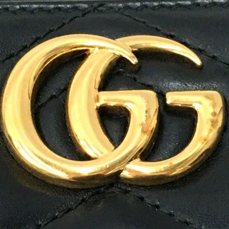  GUCCI グッチ GGマーモント ジップアラウンドウォレット 443123･525040 ブラック