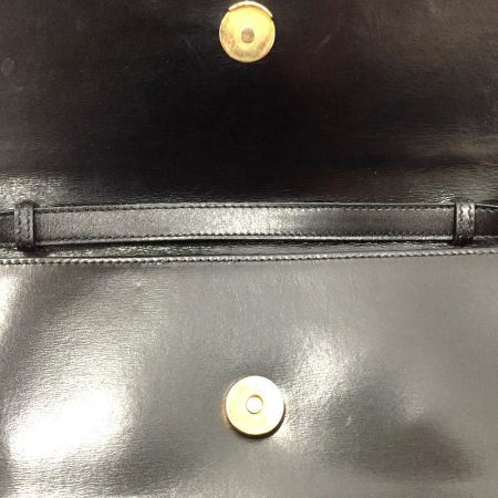  CELINE セリーヌ サークルロゴ レザーショルダーバッグ オールド ヴィンテージ M13 ブラック