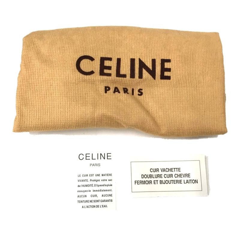 中古】 CELINE セリーヌ サークルロゴ ショルダーバッグ オールド