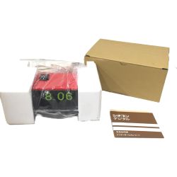 △△ CITIZEN シチズン ③レトロデジタル電気時計 ハイリーフ・カーチス 5RD025 レッド Sランク