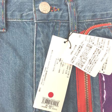  MARY QUANT マリークワント デニムミニスカート ビニール ポケット 220-201302-110-3