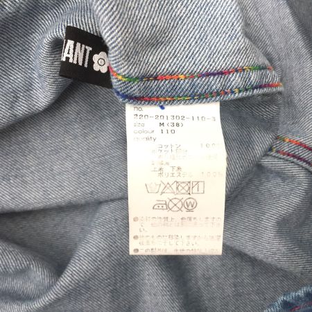  MARY QUANT マリークワント デニムミニスカート ビニール ポケット 220-201302-110-3