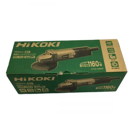  HiKOKI ハイコーキ 電気ディスクグラインダ 100mm PDH-100J グリーン 100v