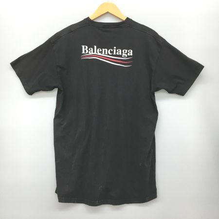  BALENCIAGA バレンシアガ  Tシャツ 夏物 SIZE XS メンズ up57 2018 00296 ブラック