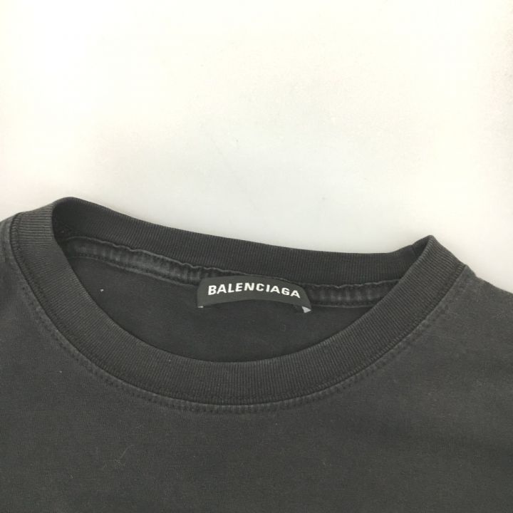 BALENCIAGA バレンシアガ Tシャツ 夏物 SIZE XS メンズ up57 2018 00296 ブラック｜中古｜なんでもリサイクルビッグバン