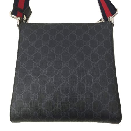  GUCCI グッチ GGスプリーム スモール メッセンジャーバッグ 523599 ブラック