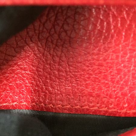  GUCCI グッチ プチ GG マーモント 二つ折り財布 456126 レッド
