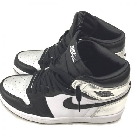  NIKE. エアジョーダン 1 レトロ ハイ OG スニーカー 27cm CD0461-001 シルバー×ホワイト