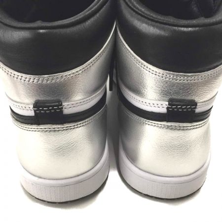  NIKE. エアジョーダン 1 レトロ ハイ OG スニーカー 27cm CD0461-001 シルバー×ホワイト