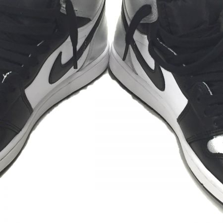  NIKE. エアジョーダン 1 レトロ ハイ OG スニーカー 27cm CD0461-001 シルバー×ホワイト