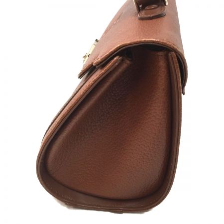  Burberrys バーバリーズ 牛革 ハンドバッグ ヴィンテージ ノバチェック YM981 ブラウン