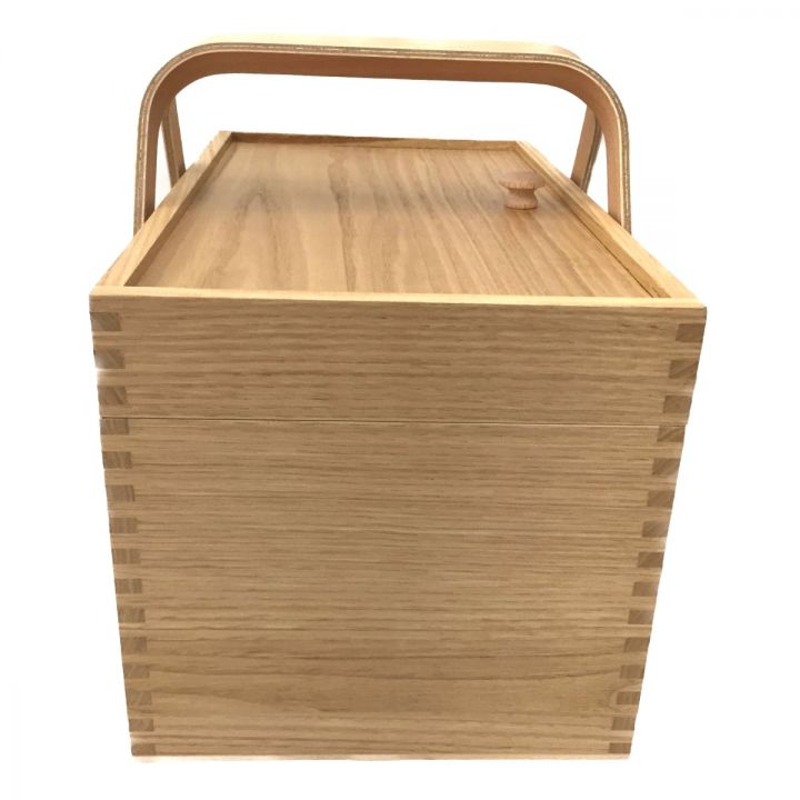 CLASSIKY 栗のソーイングボックス 裁縫箱 倉敷意匠 - 中古小物