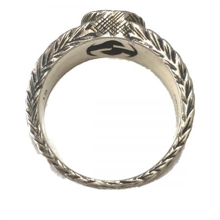  GUCCI グッチ 蔓草模様 インターロッキングG ＳＶ 15号 指輪 リング