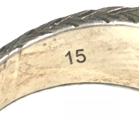  GUCCI グッチ 蔓草模様 インターロッキングG ＳＶ 15号 指輪 リング