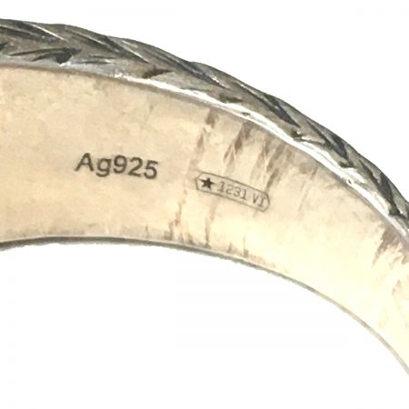  GUCCI グッチ 蔓草模様 インターロッキングG ＳＶ 15号 指輪 リング